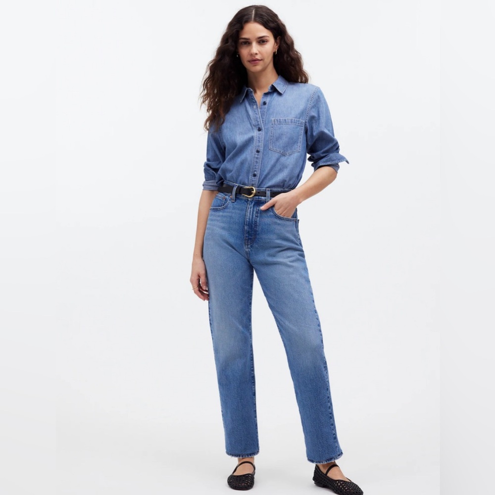 Madewell Curvy 90s Straight Crop 32T - new and hardly worn!